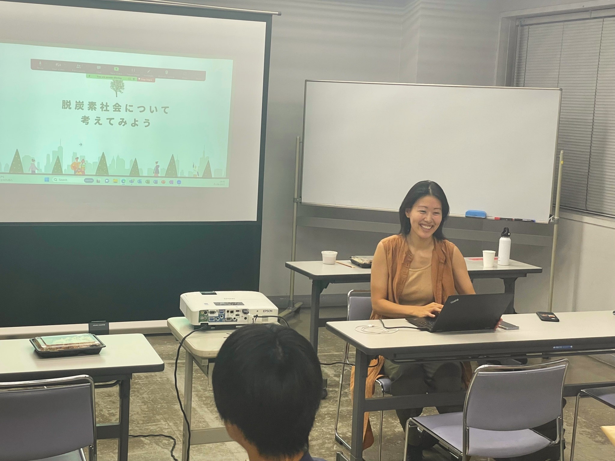 東京都環境局脱炭素アンバサダー細谷優希さん、特別授業開講！
