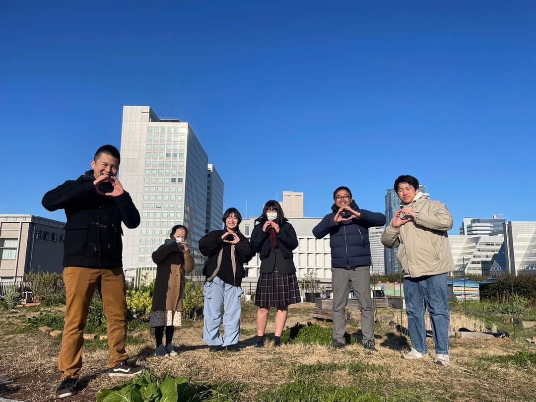 武蔵野大学有明キャンパスの屋上菜園を見学！